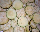 A picture of step 1 of Sweet and sour eggplant crisps #CookpadRamadan.