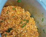 A picture of step 4 of Sabudana khichdi for fasting (soap grains polenta).