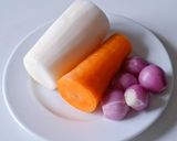 Hình bước làm 1 của món BÁNH CANH đuôi heo