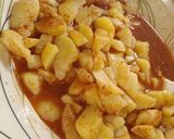 A picture of step 7 of Aloo chaat and kharboonana chaat.