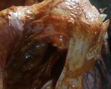 صورة لخطوة 2 من وصفة دجاج محشي فريكه مع بطاطا ودجز وفريكه 😋