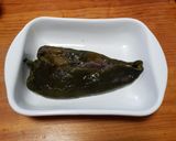 A picture of step 2 of Chiles Rellenos with Beans and Cheese.