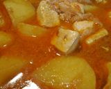 A picture of step 5 of Chicken aloo ka shorbe wala salan.