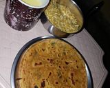 A picture of step 3 of Thepla.