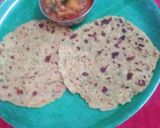 A picture of step 7 of Jowar Atta Masala Paratha.