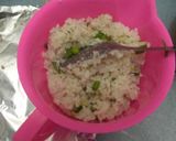 Foto langkah ke 1 dari resep Nasi panggang ayam abon aluminium foil so simple.