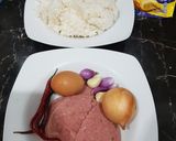 Foto langkah ke 1 dari resep Nasi Goreng Smoked Beef.