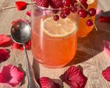 Une image de l'étape 3 de Soupe de champagne aux framboises Saint valentin.