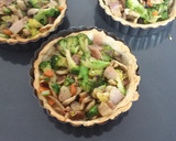 Foto del paso 5 de la receta: Quiches individuales de brócoli y champiñones