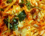 A picture of step 3 of Spicy Korean-Style Salad Udon.