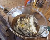 A picture of step 2 of Paul's Salad Dressing.