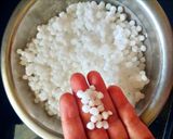 A picture of step 1 of Sabudana Khichdi.