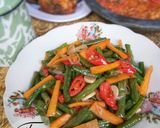Foto langkah ke 4 dari resep Tumis Kacang Panjang Wortel.