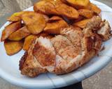 Grilled chicken breast with fried plantain recipe step 2 photo