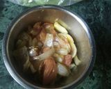A picture of step 6 of Green Pea and Mushroom ki Sabji.