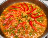 รูปขั้นตอนการทำที่ 4 ของ Chorizo fish paella ข้าวอบสเปน