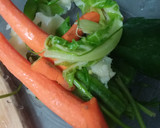 Foto del paso 2 de la receta: Arroz integral con pollo🍗 y verduras🥕🥒🌶