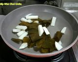 Hình bước làm 4 của món Canh Vẹm 홍합탕