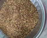 A picture of step 2 of Mundri kothu moong dal balls.