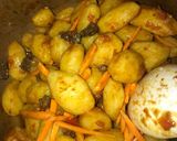 A picture of step 5 of Potato Rashee.