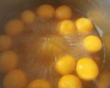 A picture of step 7 of #Komola bhog#orange flavour rasgulla.