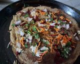 A picture of step 5 of Protein rich Black chickpeas Dosa (healthy breakfast).