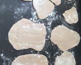 Une image de l'étape 2 de Galettes de lentilles (vegan et sans gluten) - petits pains plats - sauce végétale miel/citron.