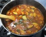 Une image de l'étape 14 de Soupe de pommes de terre et courgettes à la tomate.