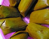 Foto langkah ke 9 dari resep Lontong Jumbo isi Oncom dan Lontong Jumbo isi Sayuran.