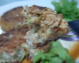 รูปขั้นตอนการทำที่ 4 ของ ไก่บดเต้าหู้กะหล่ำปลีแฮมเบิร์ก