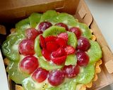 Foto langkah ke 4 dari resep Pie Buah Kiwi Anggur.