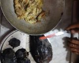 A picture of step 2 of Brinjal 🍆 odo with dahi tikhari.