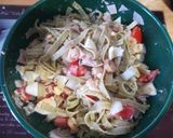 Foto del paso 5 de la receta: Ensalada de nidos de espinacas