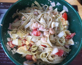 Foto del paso 5 de la receta: Ensalada de nidos de espinacas