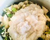 Foto del paso 4 de la receta: TARTA DE POLLO 🍗 VERDEOS, PUERROS Y SALSA BLANCA🤗🥰🎊🤩