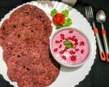 चुकंदर का पराठा विद चुकंदर रायता रेसिपी चरण 9 फोटो