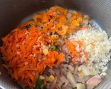 A picture of step 1 of Street style fried rice.