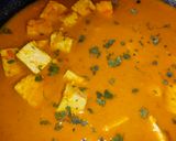 A picture of step 2 of Shahi Paneer.