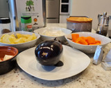 Foto del paso 1 de la receta: Puré de berenjena y zanahorias