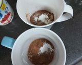 A picture of step 2 of Chocolate mug cake.