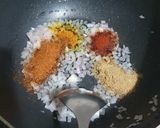 A picture of step 2 of Cashew Curry.