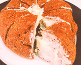 A picture of step 12 of Keto Korean-Style Cream Cheese Frosting Flower Bread.