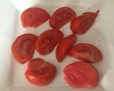 Foto del paso 1 de la receta: Tomate y jamón