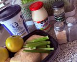 Foto del paso 1 de la receta: Ensalada de manzana con pollo