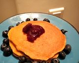 Foto langkah ke 5 dari resep Pancake Labu Kuning Bumbu Spekkoek.