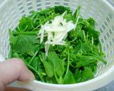 麻油薑絲炒龍鬚菜的食譜步驟1照片