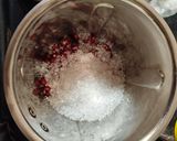A picture of step 1 of Pomegranate mojito.