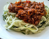 Foto del paso 3 de la receta: Pasta de zapallo italiano con salsa boloñesa