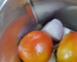 A picture of step 6 of Chur Chur Naan Thali Chole Imli pyaaz chutney laccha pyaaz Chur chur Naan (Punjabi Dinner Thali).