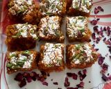 A picture of step 6 of Besan(gram flour) ki barfi.
